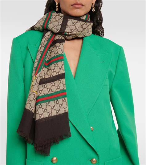 framed gucci scarf|Gucci scarf women sale.